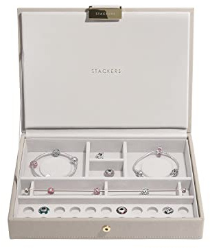 Stackers Limitierte Auflage Taupe Klassisch Charm Schmuckschatulle