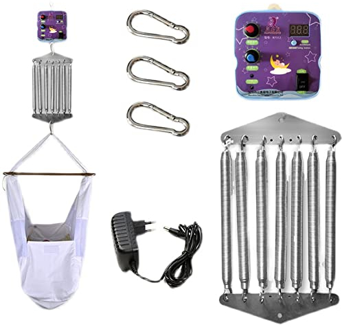 UltraNurtureest Hängender elektrischer Cradle-Controller, automatischer Baby-Swing Bouncer-Controller, Auf- und Ab-Shaker mit Remote-Controller-Geschwindigkeit Einstellbarer Controller bis 20 kg