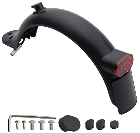 MangWany Guardabarros Trasero para Patinete Xiaomi M365 1S Pro 2 con Tornillos y Tapones de Tornillo