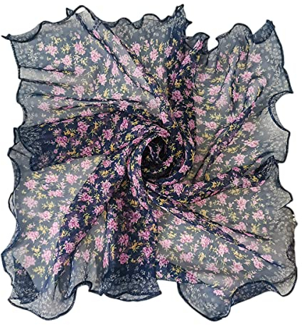 FAIRYGATE Schal Damen Tuch Chiffon Seidenschals Eleganter Modischer Weicher Leichter Damenschal Seidentuch Geeignet für Alle Jahreszeiten 45006