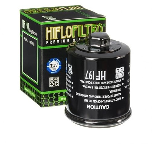 filtro olio hiflofiltro per quadro 350 d 2013 al 2020 hf197 nuovo