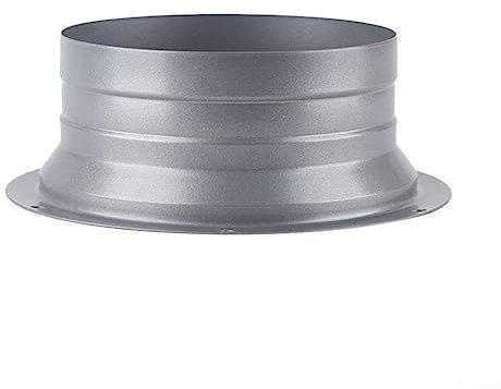 HpLive Raccord mural de 110 mm pour tuyau de ventilation, bride de tuyau ronde en tube d'aluminium, raccord de tuyau de ventilation d'air, interface de tuyau d'échappement