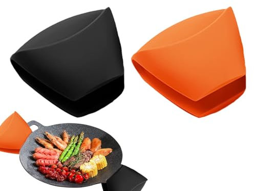 Guantes de cocina de silicona - Guantes de cocina antideslizantes, resistentes a altas temperaturas | Guantes de cocina impermeables, protección para la cocina y la pastelería, guantes de agarre