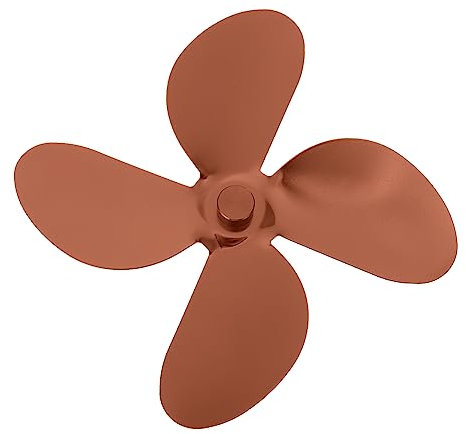 ULTECHNOVO 1set Professional Aluminum Alloy Replacement Fan for Heat Powered Fireplace Fans Quiet Design for Enhanced Airflow and Energy Efficiency Accessory for Log Burners and Stoves