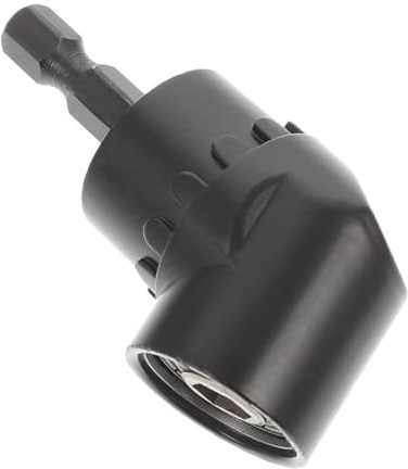 Operitacx Adaptador Para Taladro Ángulo Con Punta Magnética Hexagonal Accesorio Destornillador Eléctrico Para Espacios Reducidos y Precisión Profesional Negro