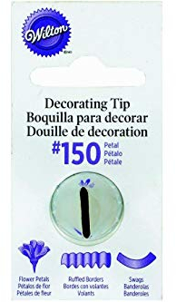 Wilton, Bocchetta n° 150 per sac à Poche, per Creare Petali Decorativi