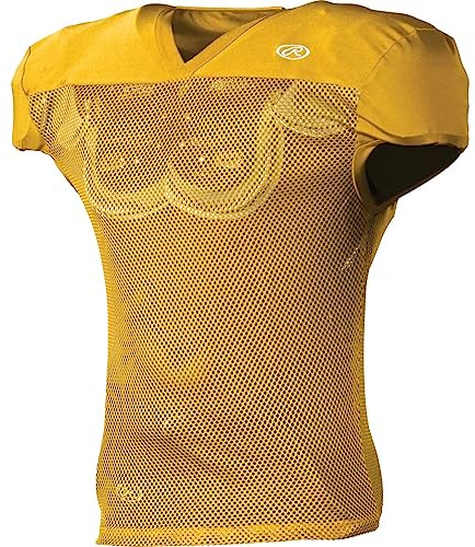 Rawlings Sporting Goods Premium Pro Cut Maillot de football d'entraînement pour homme, doré, L