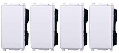 Interruttore Unipolare, Compatibile Con Vimar Plana (4 Pezzi)