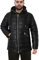 A2Z Ladies Hooded Silver Zipped Puffer Jacket Black Padded Long - Jacket JK39 Black._2XL