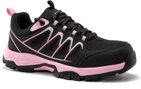 SPIEZ Zapatos de Seguridad Ligeros Unisex, Zapatos de Trabajo Respirable para Hombre con Entresuela Antipinchazos, Calzado de Seguridad Suave para Mujer para Uso Diario Zapatillas de Seguridad