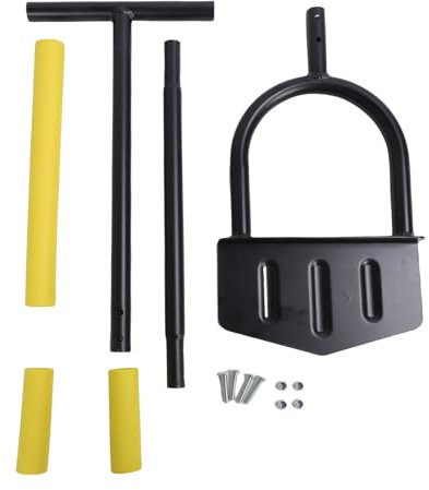 Construction en Acier Robuste, Poignée Confortable, Manipulation Facile avec Un Edger à la Pelouse Demi-Lune, Utilisation Polyvalente pour Le Lit de Fleurs de Jardin, Trottoir,