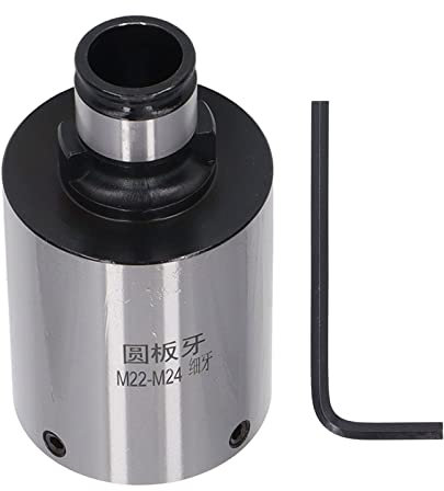 Round Day Chuck GT24 Précision en acier en carbone Filetage de filetage de dépérisation de 30 mm diamètre extérieur pour tapisser les machines à forage avec fonctionnalité et (Fine Thread)