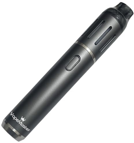 VapeMaster Skywalker Portable Herbal Vaporizer Dry Herb Vaporizer Pen - Temperature Control, Ceramic Chamber, Pure Clean Vapor - Version 3 (Anodized Gray)