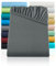 SHC by BaSaTex Jersey Kinder Spannbettlaken Bettlaken 2er Pack | Spannbetttuch Spannleintuch für Kinderbett und Babybett aus 100% Baumwolle | 70x140 Farbe Anthrazit - Grau
