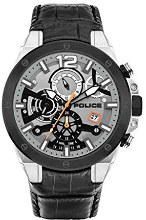 Police Herren Analog-Digital Automatic Uhr mit Armband S0361602