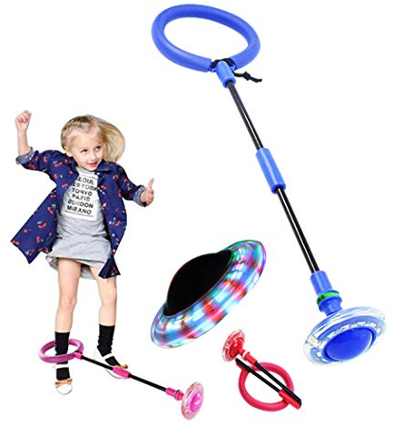 Joyibay Ball überspringen Kreativ Faltbar Blinkt Schaukelball Sportspielzeug Fitness-Spielzeug für Kinder