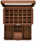 ROTHWELL 12-Fach-Leder-Uhrenbox mit Valet-Schublade – 12-Fach-Luxus-Uhrenetui, Display-Organizer, Microsuede-Einlage, Herren-Accessoires-Halter, Schmuckkästchen, Schmuck-Display-Organizer (Tan/Braun)