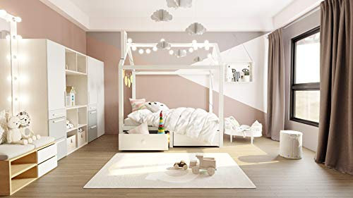 Homing blickdichter Verdunklungsvorhang Uni GardineVorhang Wohnzimmer Schlafzimmer Kinderzimmer Dekostoff, Rose, 1 Stück, H x B: 245 cm x 140 cm, 5491-53, 245 x 140 cm