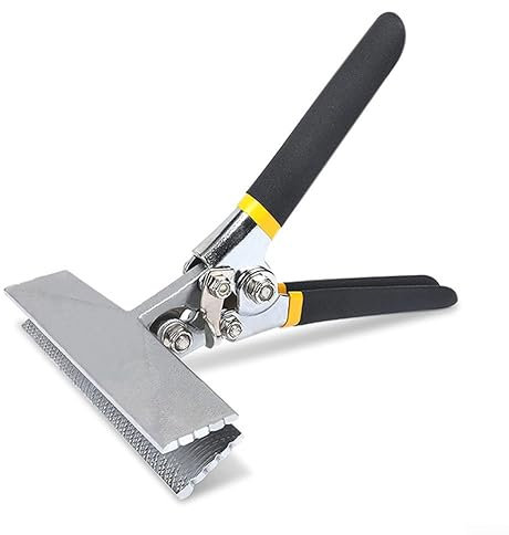 Lioaeust Pince à cintrer en tôle avec poignée droite/coudée 75 mm/150 mm