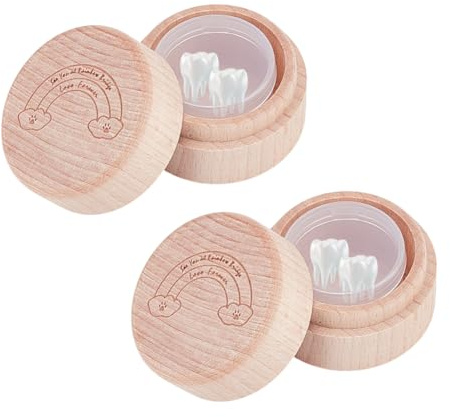 UNICRAFTALE Urne Funéraire Miniature 5.1x3.55cm pour Cendres Animales avec Gravure Arc en Ciel Boîte Mémoire en Bois et Acrylique Contenant Les Cendres pour Chien Chat Animal de Compagnie