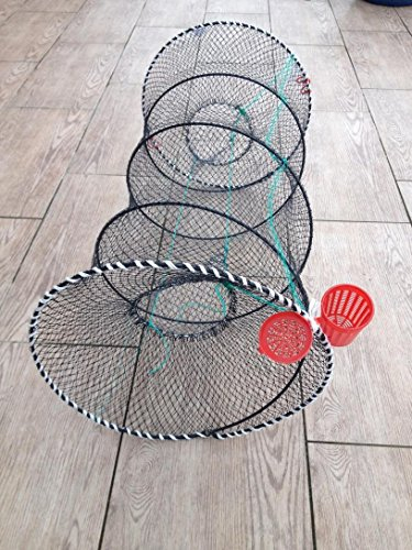 Machermann Nr.53 Fischreusen,Aalreusen.Köderfischreuse,Reusen,Reuse +Köderdose,50x120cm XXL