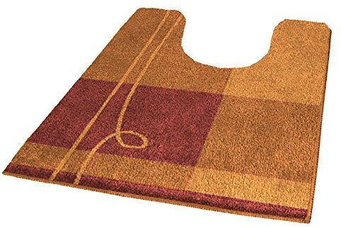 Kleine Wolke 4588333150 Tivoli Badteppich WC Polyacryl orange/braun 50 x 50 cm