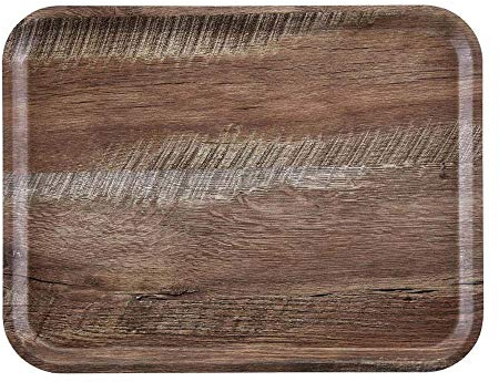 Cambro Wood Grain Tray Madeira Dark Oak - 360x460mm