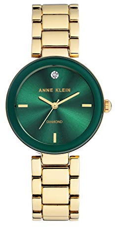 Anne Klein Women's Genuine Diamond Dial Bracelet Watch