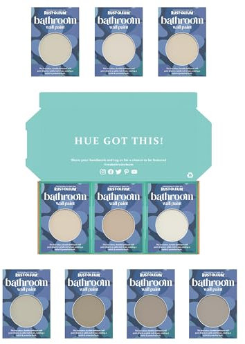 Rust-Oleum Bathroom Wall Paint in Matt Finish - Restful Neutrals Tester Box