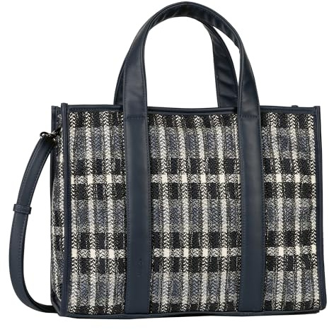 Gabor bags Lexie Damen Shopper Umhängetasche Reißverschluss Mittelgroß Blau