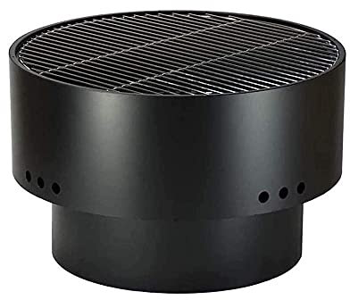 Baril de Charbon de Bois pour Barbecue, Barbecue à Faire soi-même, poêle à Charbon Rond, Barbecue Portable pour l'extérieur, a Une Excellente Dissipation de la Chaleur, empêche la Rouille