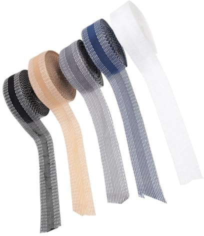 HIAKDOFT Ruban Thermocollant Pour Ourlet De Pantalon Autocollant 3 Mètres Polyester Noir Gris Blanc Bleu Bande Sans Repasser Bricolage Réparation Textile