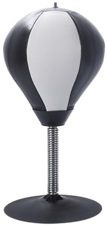 Saco De Boxeo De Escritorio, Pelota De Boxeo para Aliviar El Estrés, Entrenador De Punzonado con, Herramienta De Ejercicio De Punzonado De Mesa, Pelota De Reflejo De Acción De Bomba, De