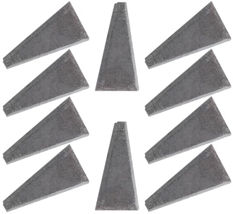 INOOMP Lot de Triangulaires pour Manche de Marteau et Coin de Hache, Renforcement Haute Performance, Fixation Stable des Meubles, Solide et Portable, pour Usage Domestique et Chantier