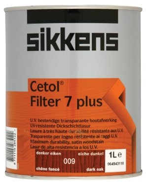 Sikkens - SIKCF7PDO - Lasure translucide chêne foncé - 1 L - Filtre Cetol 7-Plus