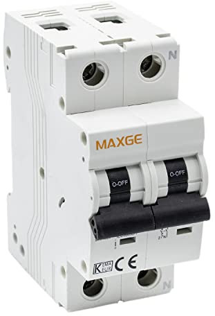 CABLEPELADO Interruptor magnetotérmico residencial CURVA C | 6kA | 1P + Neutro | 20 A