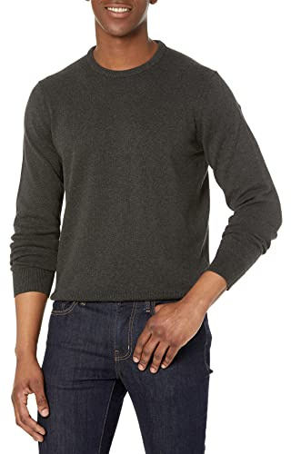 Amazon Essentials herr Tröja med rund hals (finns i stora och långa)