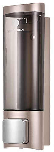 Ailgely Seifenspender zur Wandbefestigung 200ml, Manual Seifenspender mit doppelseitigem Schaumstoff-Klebeband, Shampoospender Flüssigseifenspender, für Bad Toilette Hotel