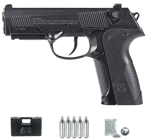 Pistola Hwasan FS 1205 PX4 CO2 (4,5mm) | Pack Pistola de balines Modelo PX4 (perdigones Bolas de Acero BB's). Arma de Aire comprimido CO2 Calibre 4,5mm