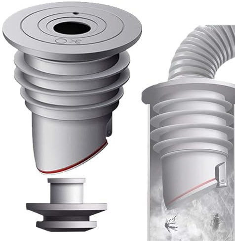Junta para manguera de desagüe de lavadora, junta para manguera de desagüe de lavadora, anillo de sellado de tubo de canal, versátil e inhibitorio de olores