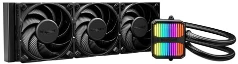 be quiet! Silent Loop 3 360mm Wasserkühlung, 3 Silent Wings 4 120mm PWM high-speed Lüfter, hochentwickelter Kühlblock, leistungsstarkes 3-Kammer-Pumpendesign, unglaublich hohe Kühlleistung