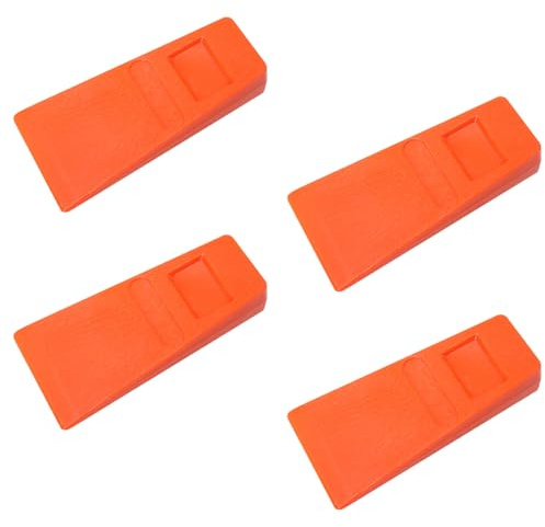 ifundom 4 Pezzi Cunei per Abbattimento per Taglio Legname Strumento Portatile per Controllo Caduta e Sicurezza nella Silvicoltura