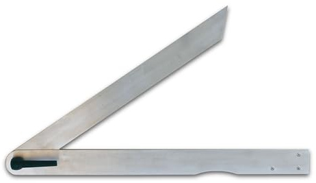 Falsa squadra in alluminio 450 mm