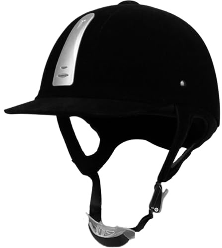 Cascos de equitación Ecuestre, Casco de equitación, Casco Acolchado Suave con Correa Ajustable, Ecuestre anticolisión, Seguridad a Caballo, Suministros para Caballos para Mujeres y Hombres