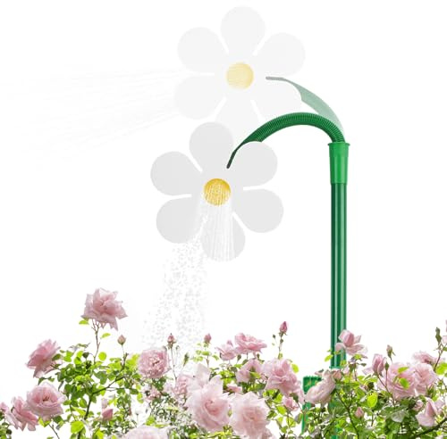 Sprizzatoio Crazy Daisy, Fiore Danzante Rotante a 360°, Spruzzatore d'Acqua Divertente per Bambini, Giochi di Spruzza-Fiore Per Esterni, Ideale per Giardini, Cortili e Orticoltura