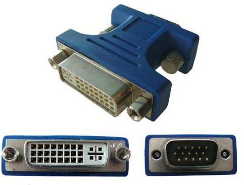 KALEA-INFORMATIQUE Adaptateur DVI Femelle (DVI-I Dual Link 24+5) vers VGA Male (SUB 15)