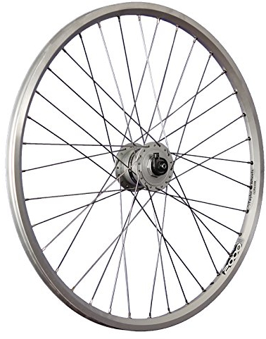 26 Pulgadas Rueda Trasera Bici ZAC2000 buje Dinamo C3000 Plateado