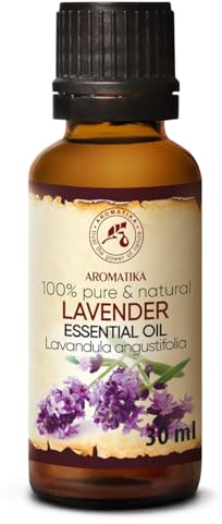 Aceite Esencial Lavanda 30ml - Bulgaria - 100% Puro y Natural para Dormir Bien - Belleza - Bienestar - Aromaterapia - Relajación - Aroma de Habitación - Lámpara de Aroma