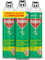 Baygon Spray con Cannuccia Extra Precision, Efficace contro Scarafaggi e Formiche, Protezione Continua fino a 4 Settimane, 3x Bombole da 400 ml
