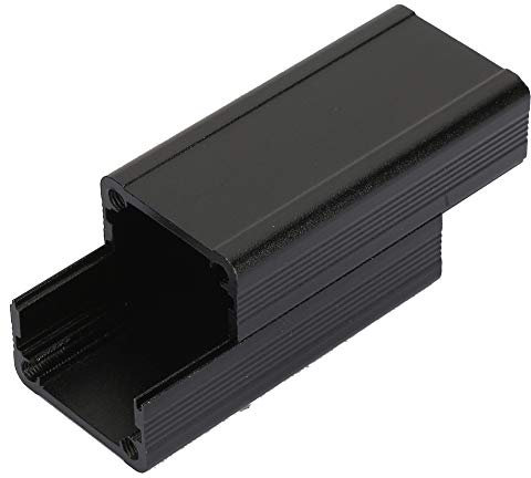 Scatola per Progetti in Alluminio, Scatola in Alluminio Scatola per Strumenti PCB Scatola di Raffreddamento Elettronica Custodia in Alluminio 25 * 25 * 50mm